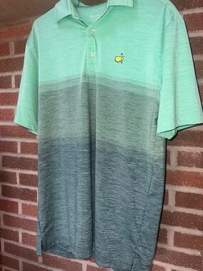 LMasters Tech Green Ombre Polo